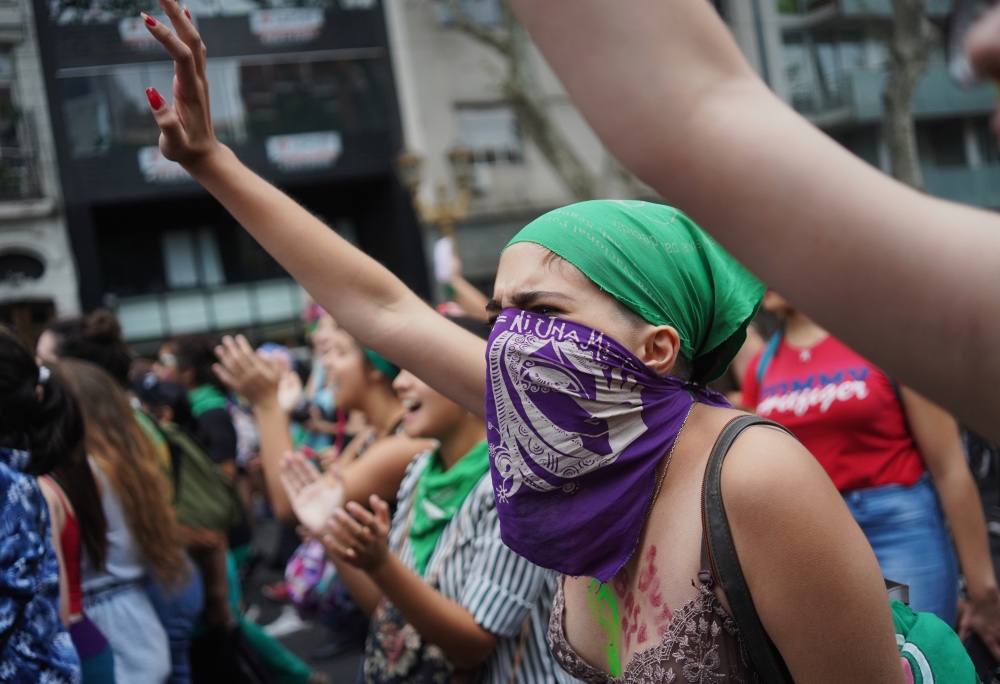 Argentina women protest