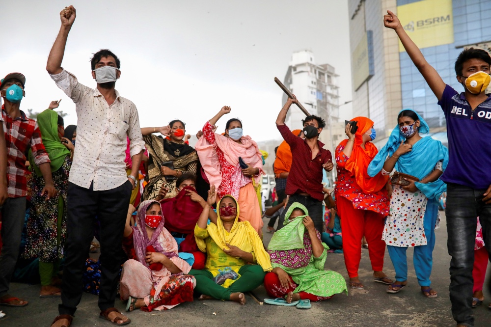 Bangladesh Garment workers protest2