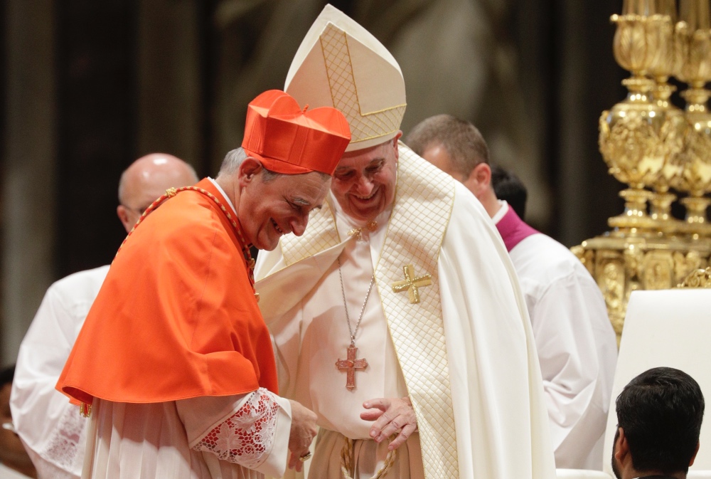 Cardinal Matteo Maria Zuppi and Pope Francis