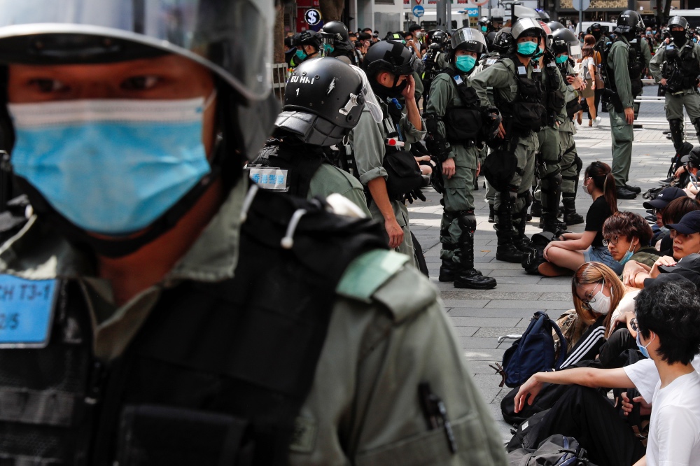 China Hong Kong security law protests