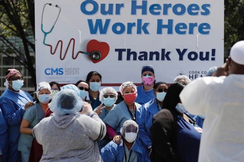 Coronavirus US healthcare heroes