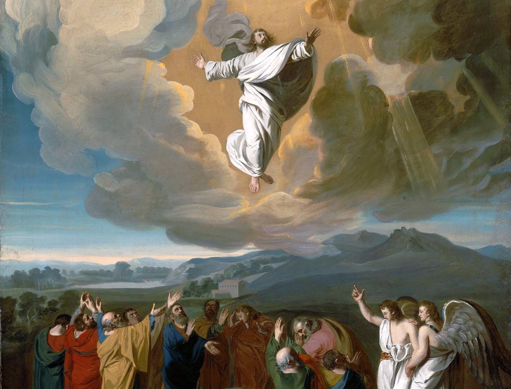 Jesus ascending