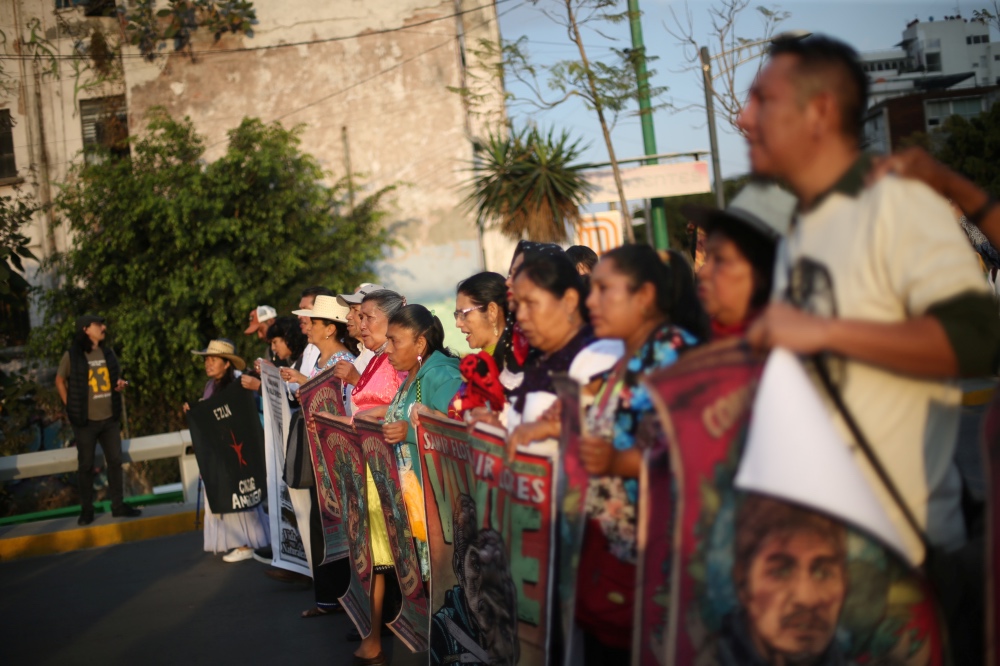 Mexico Mayan railroad protests