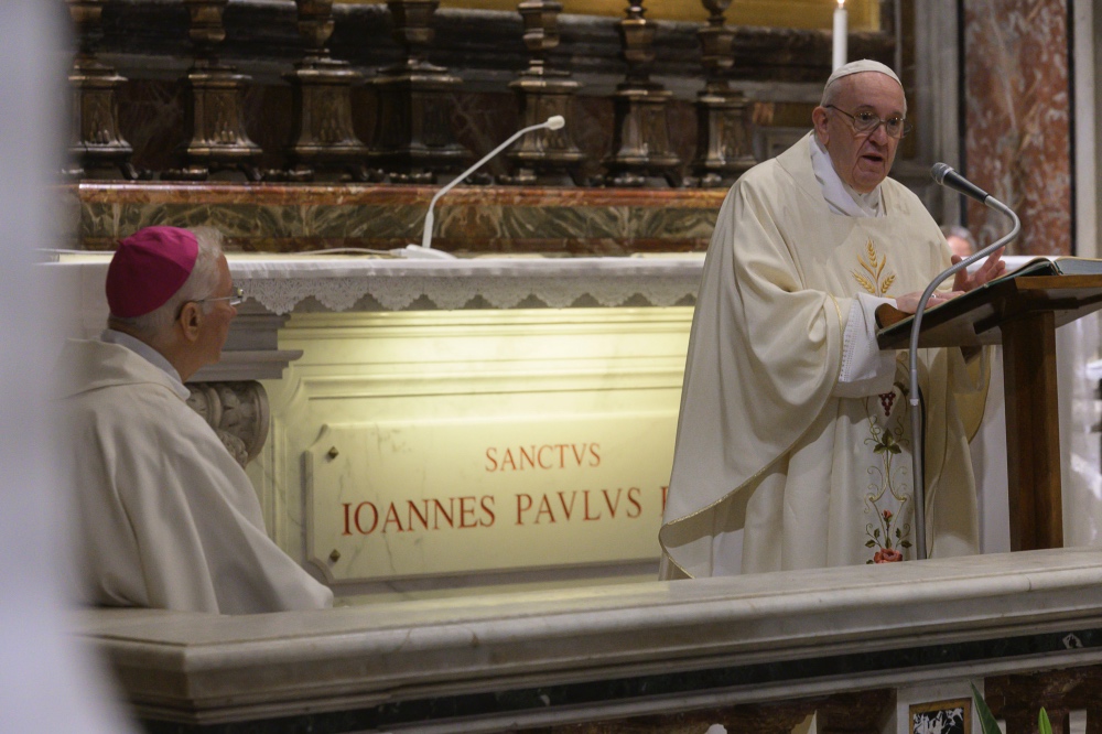 Pope Francis St John Paul II commemorations