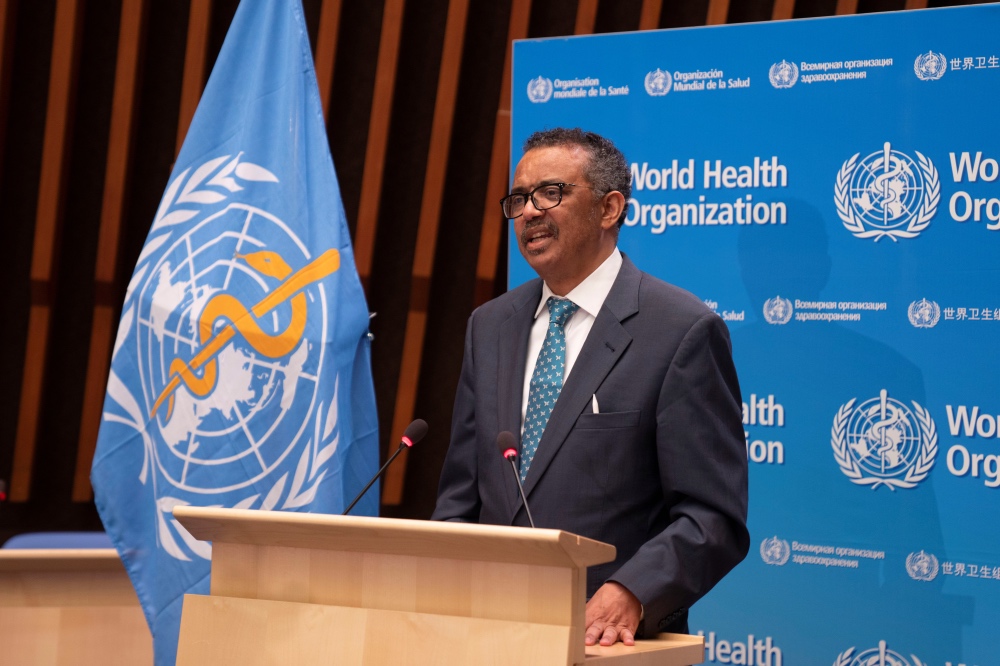 World Health Assembly Tedros Adhanom Ghebreyesus