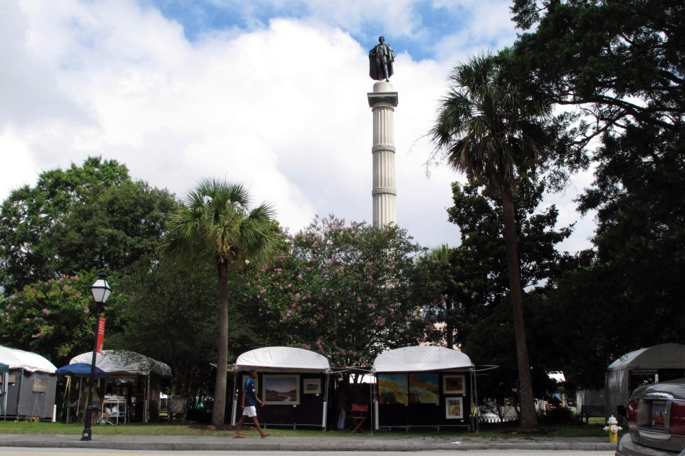 Charleston John C Calhoun statue