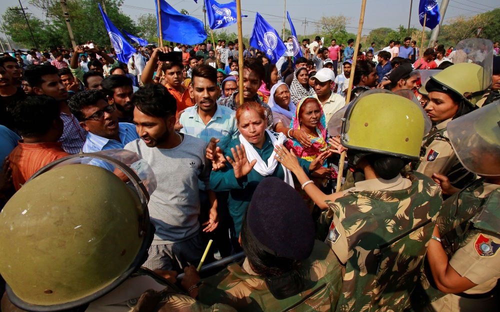 India Dalits protests