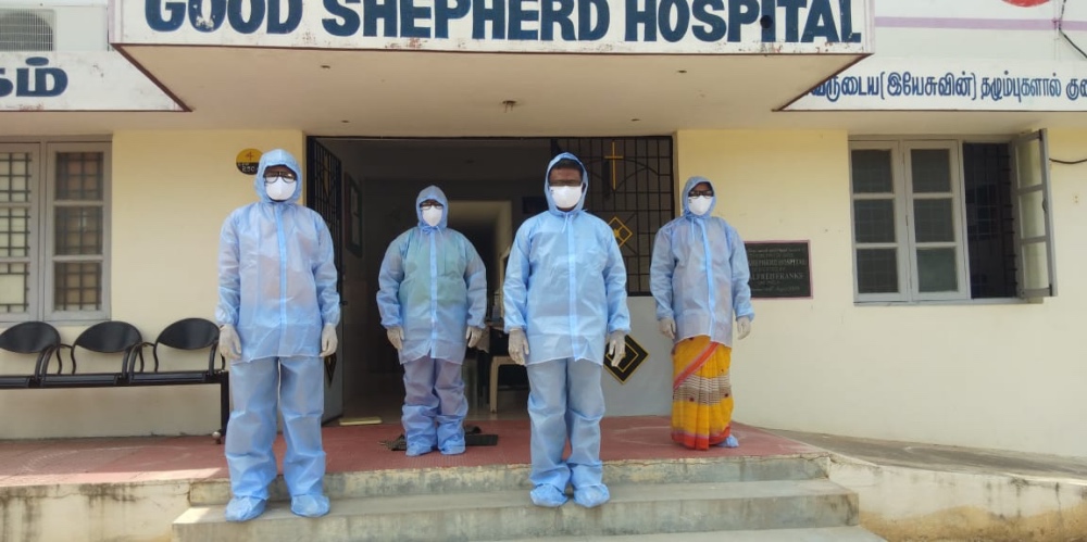 Medical staff at the Good Shepherd Hospital