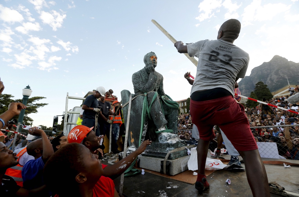 South Africa removal of Rhodes statue