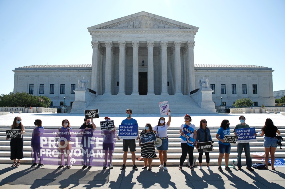 US SCOTUS Abortion protestors