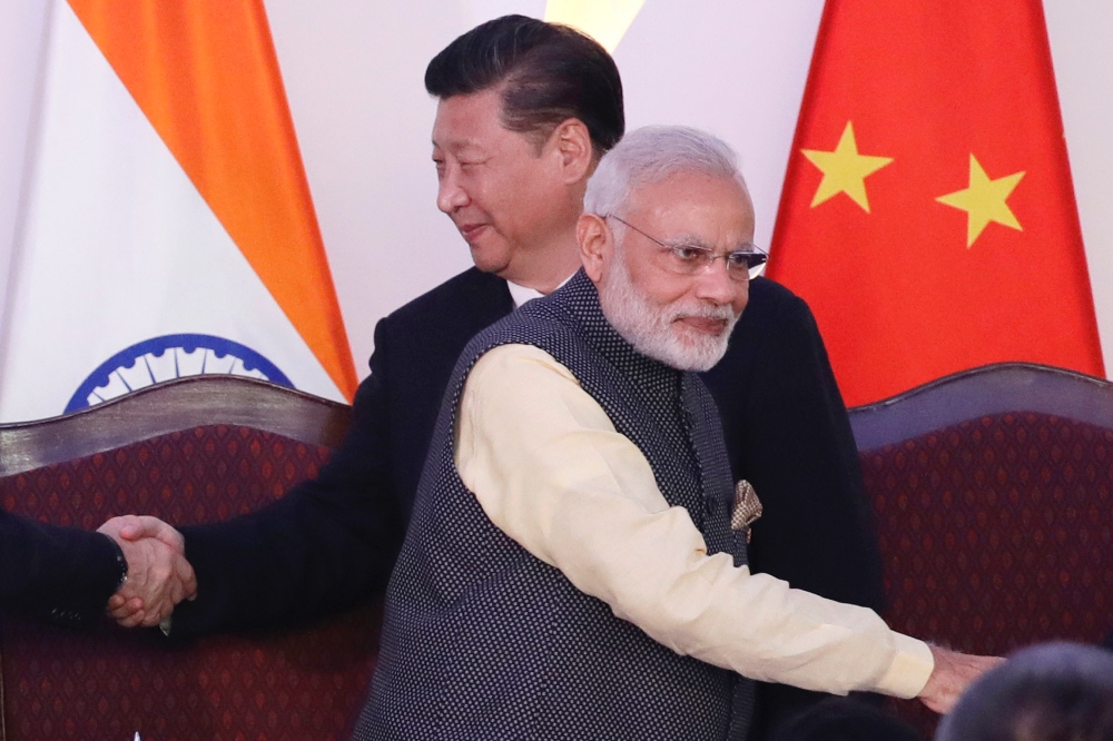 Xi Jinping and Narendra Modi