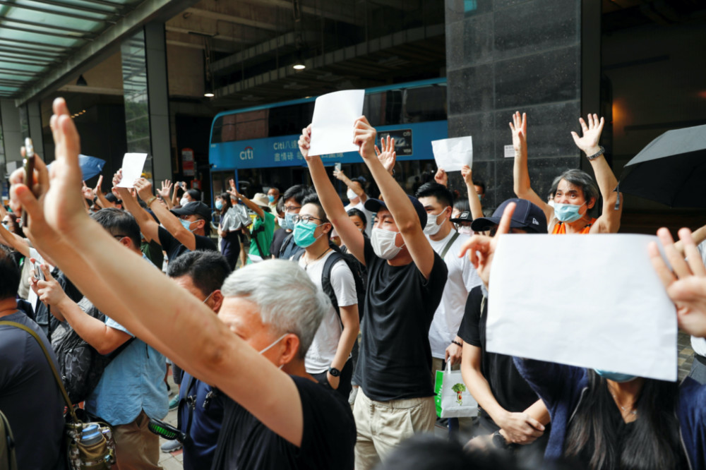 Hong Kong security protests 4