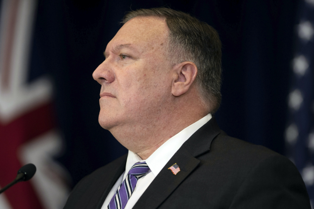 Mike Pompeo news conference 28th July