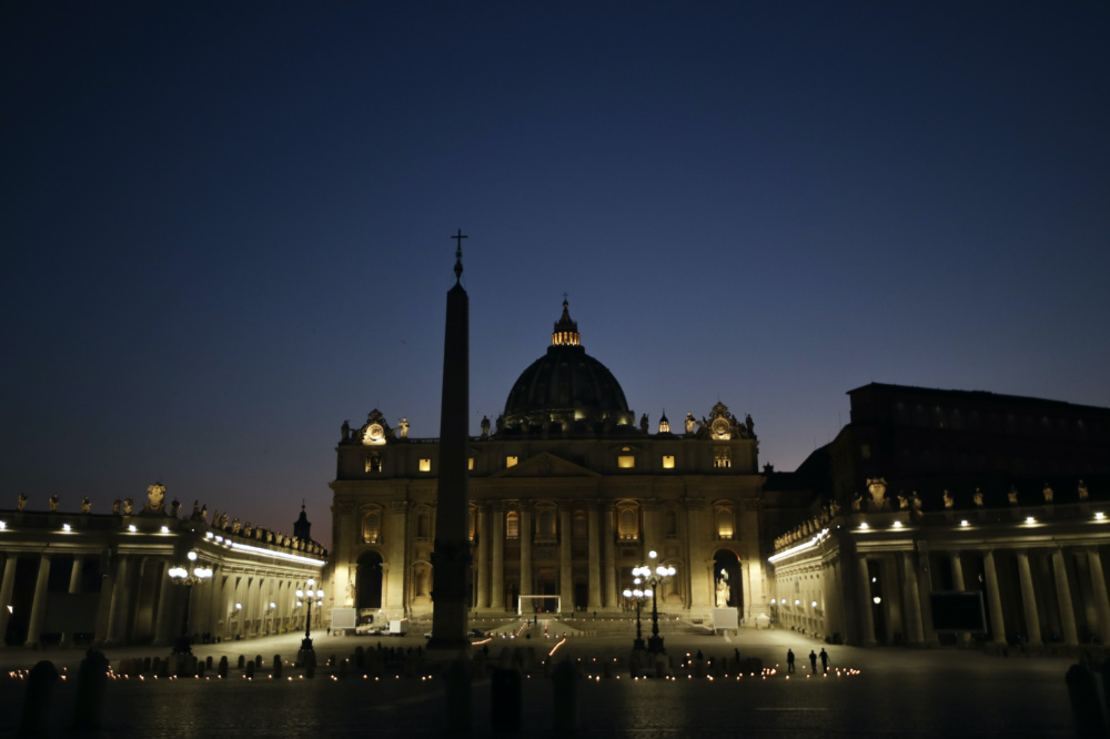 St Peters Square Vatican Apr 2020