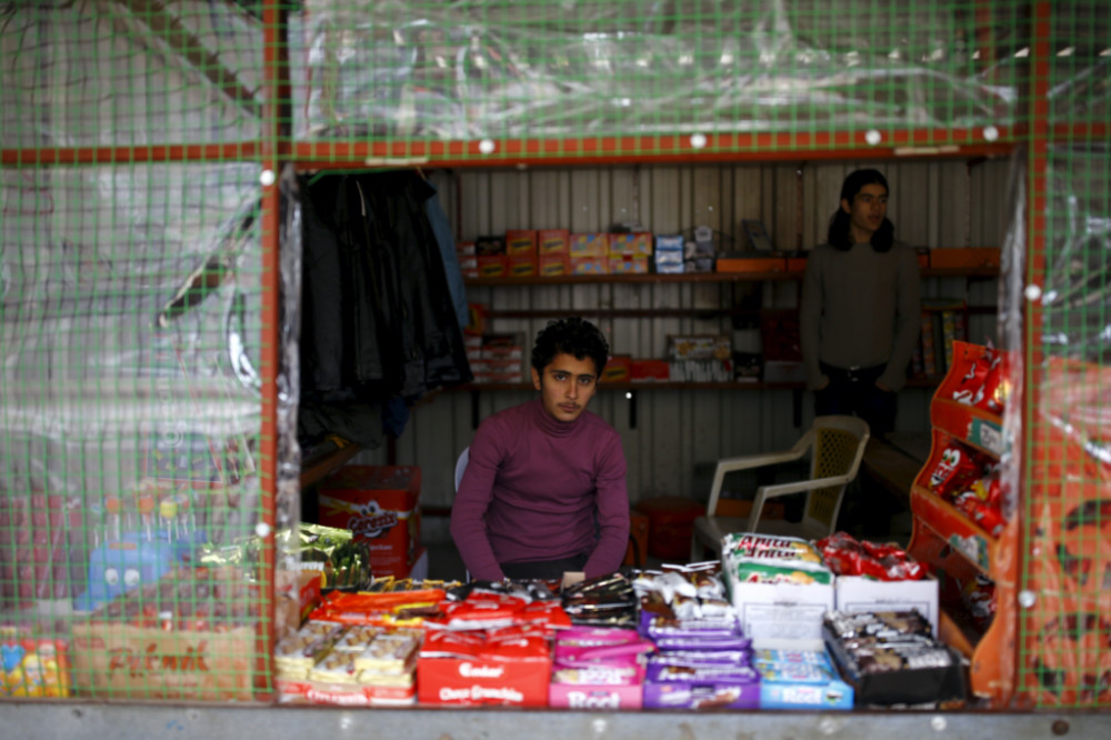 Syrian refugee shop