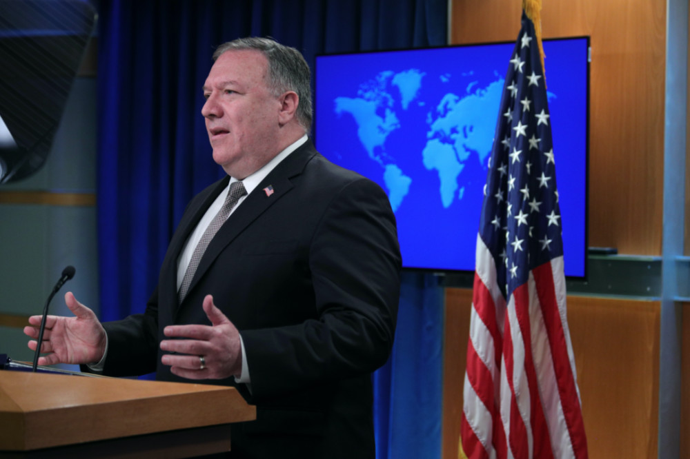 US China sanctions Mike Pompeo
