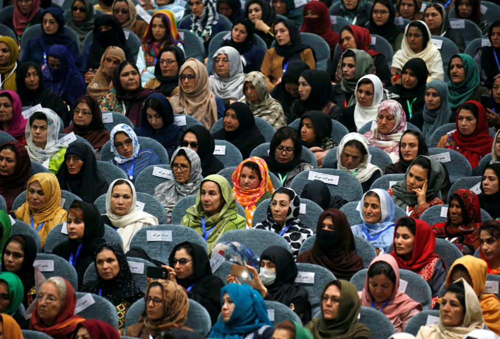 Afghanistan women at Loya Jirga