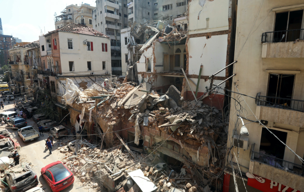 Beirut blast aftermath