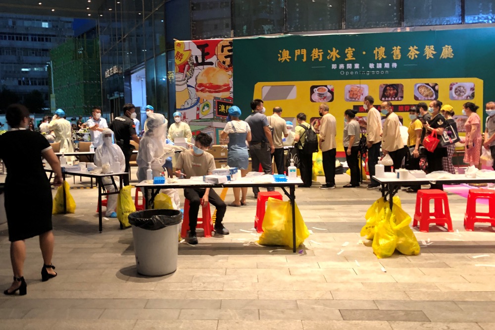 Coronavirus China Shenzhen testing