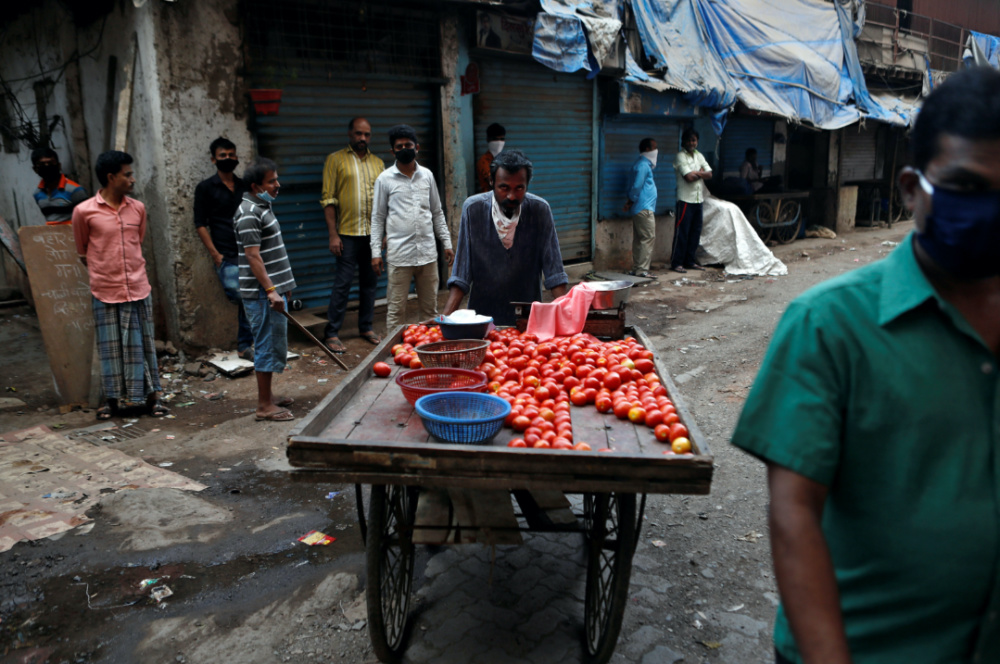 Coronavirus India food vendor