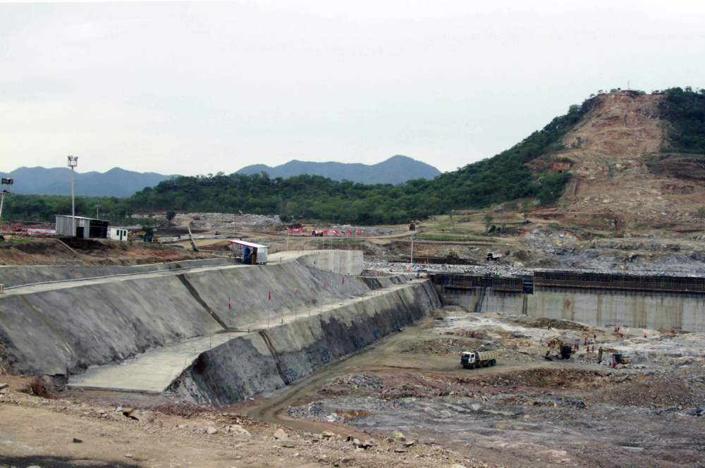Grand Ethiopian Renaissance Dam near Assosa Ethiopia