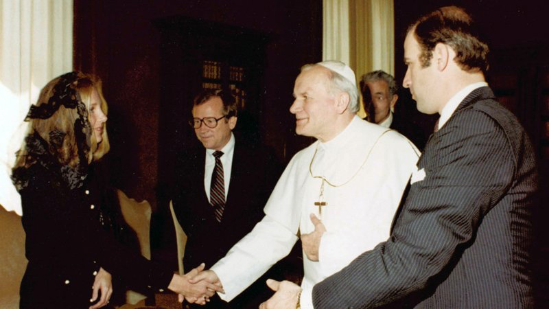 Joe Biden Pope John Paul II