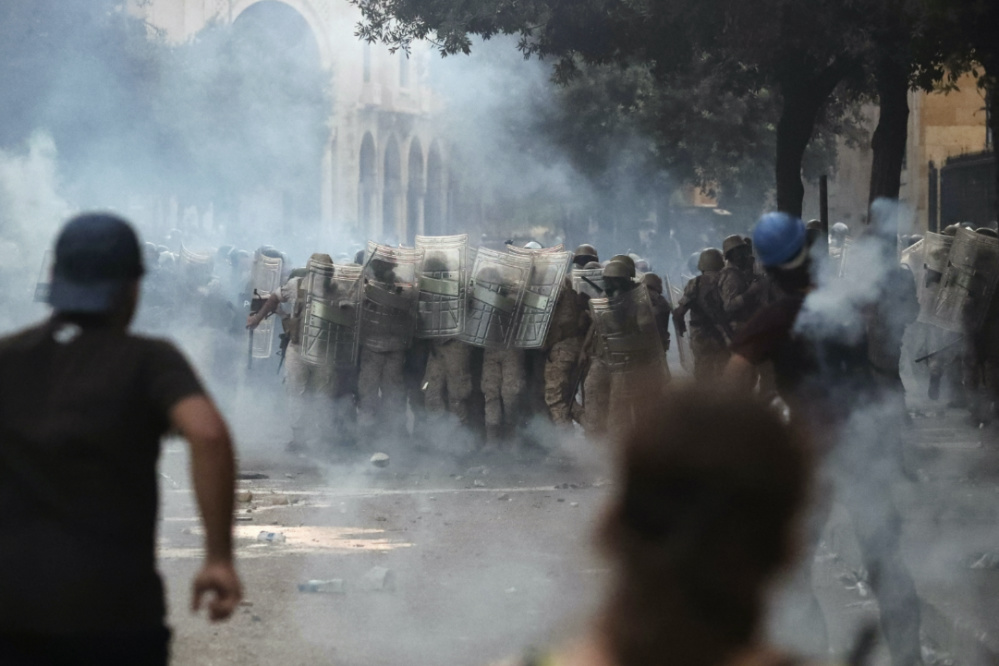 Lebanon blast protests