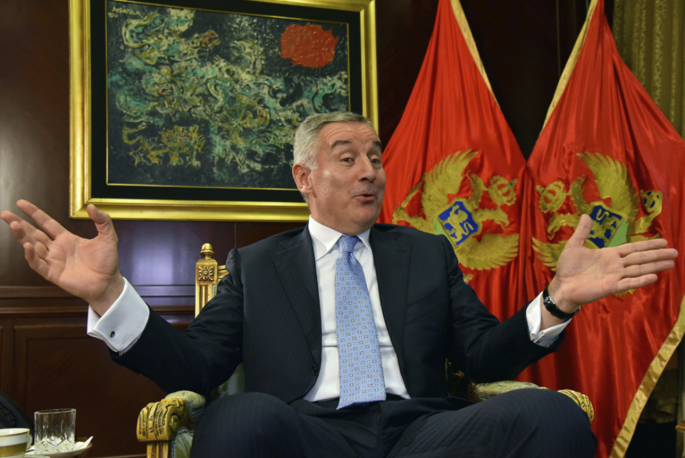 Montenegro President Milo Djukanovic