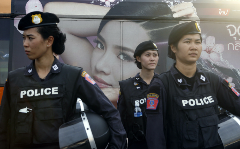 Thailand police women