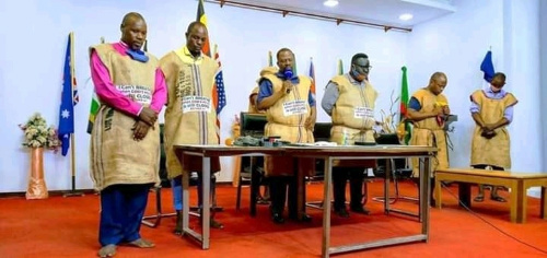 Uganda Pastors wearing sackcloth