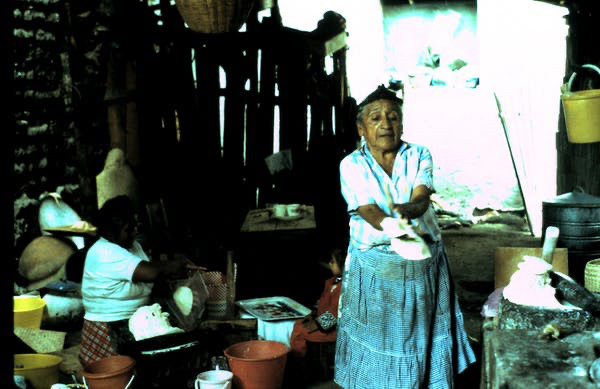 Zapotec woman tamales