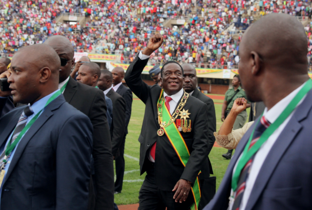 Zimbabwe President Emerson Mnangagwa April 2019