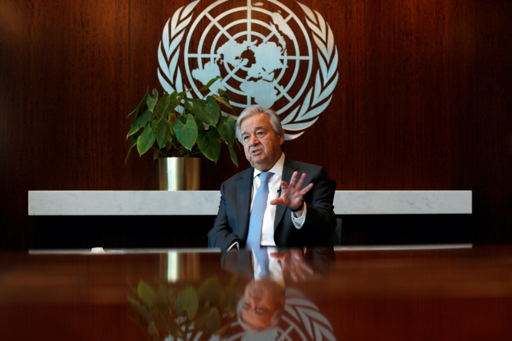 Antonio Guterres UN 14 Sept 2020
