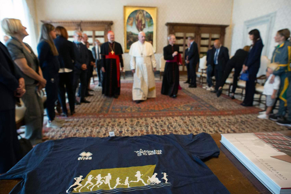 Athletica Vaticana Meeting with Pope