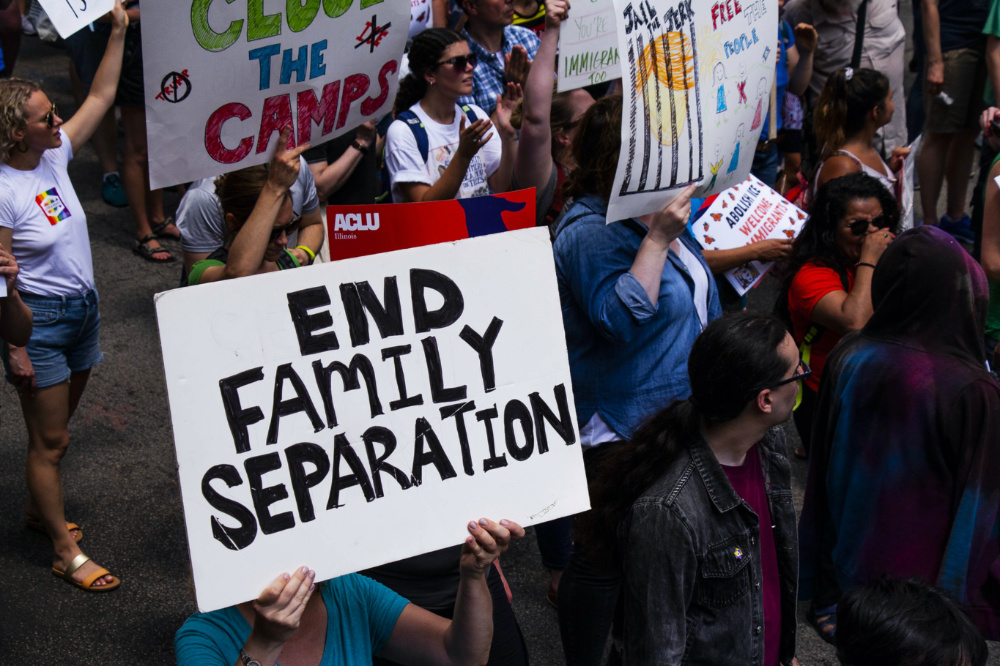 Family separation protest in US 2019