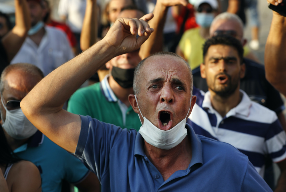 Lebanon protest 31 August