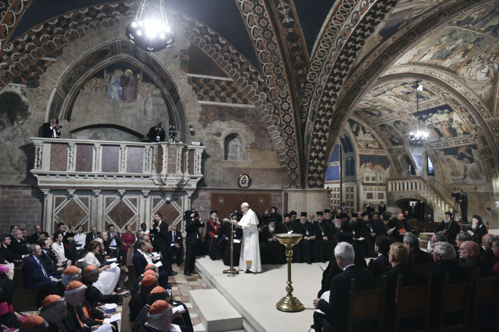 Pope Francis in Assisi 2016
