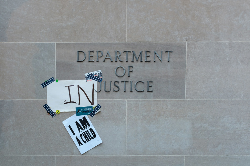 Protest on Department of Justice Washington