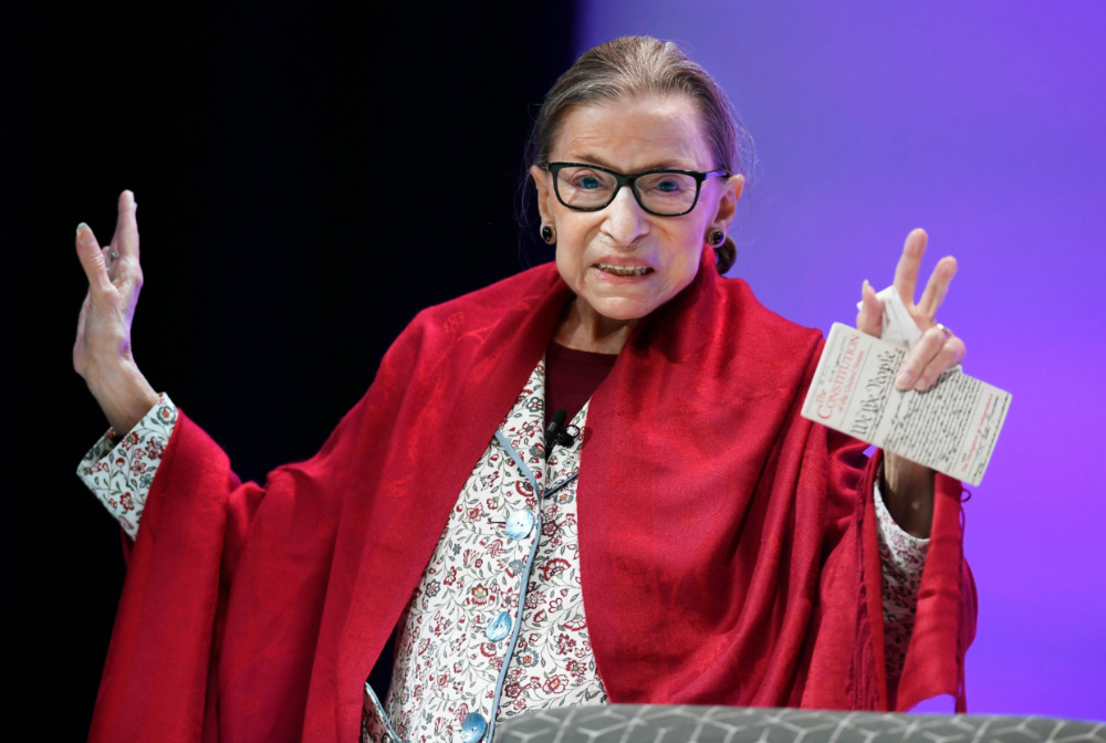 Ruth Bader Ginsburg Oct 2019