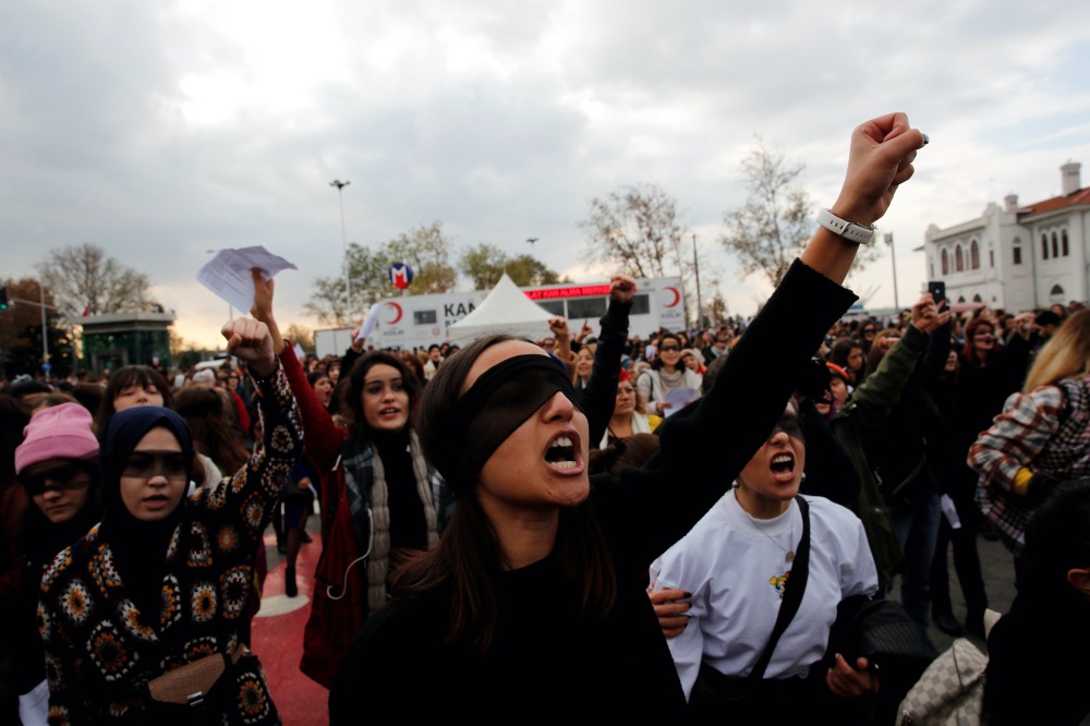 Turkey women protest 2019