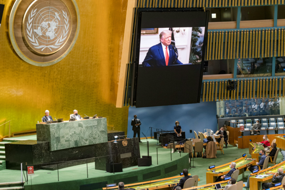 UN General Assembly 75 Donald Trump