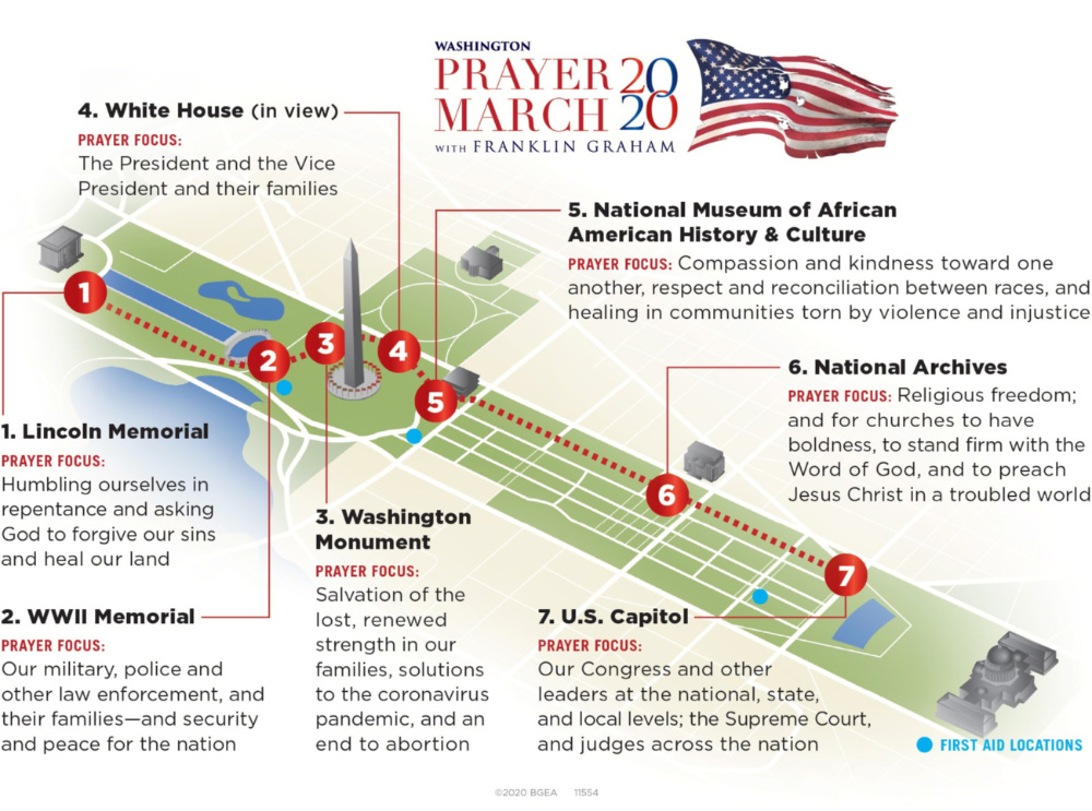 Washington DC prayer march