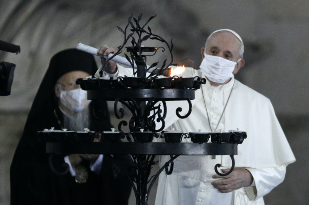 Pope Francis interfaith service Rome City Hall