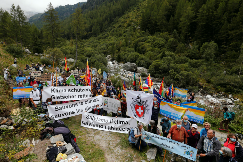 Switzerland climate change protest