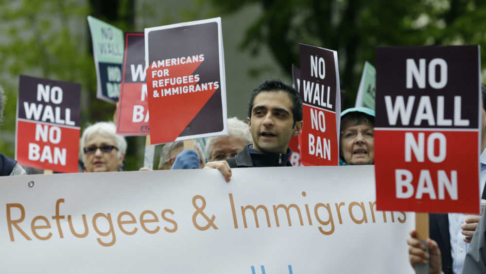 US refugees and immigrants protest May 2017
