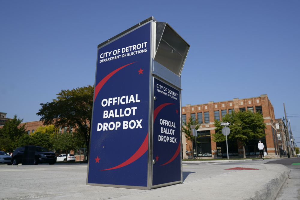 US election Detroit ballot box