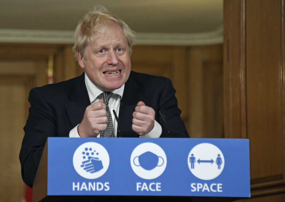 Boris Johnson second UK lockdown