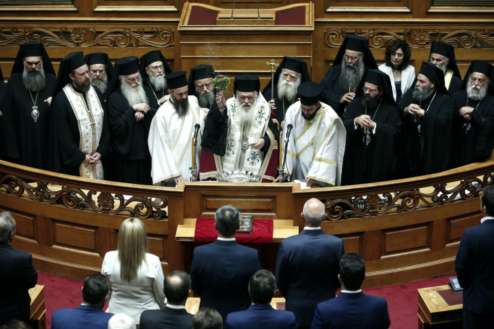 Greek Orthodox Archbishop Ieronymos Jul 2019