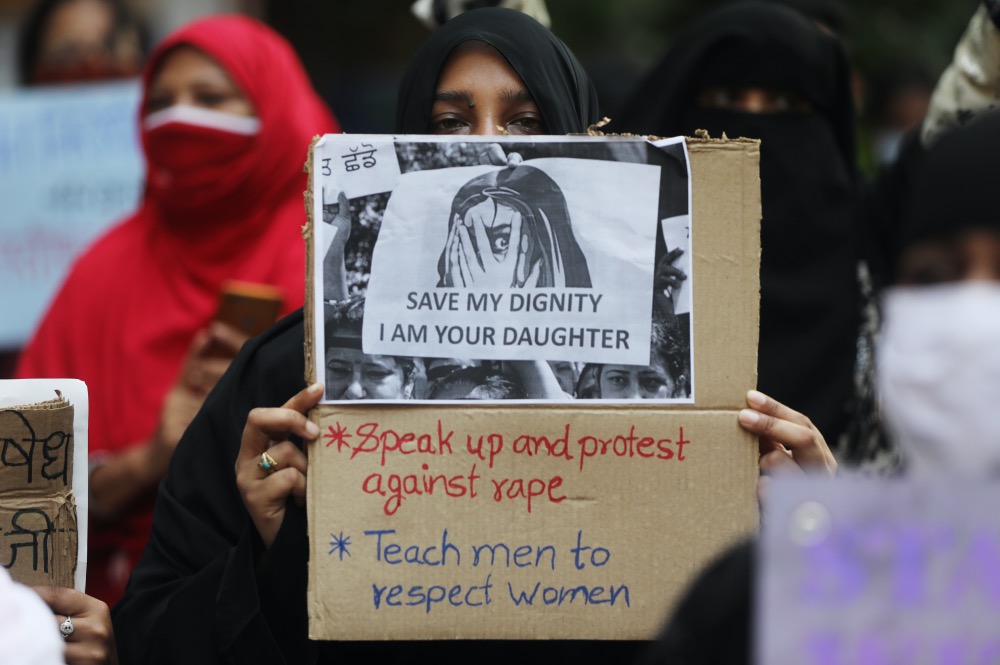 India anti rape protestors