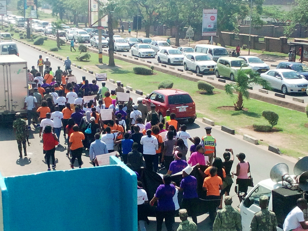 Malawi women rape law protest